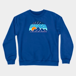 Mountain sunrise Crewneck Sweatshirt